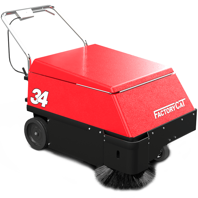Path 46 Industrial Walk Behind Floor Sweeper Machine - 34