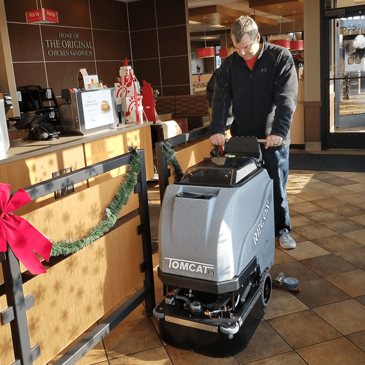 Tomcat Nano Floor Scrubber | Baseboards, Bathrooms, Stairs
