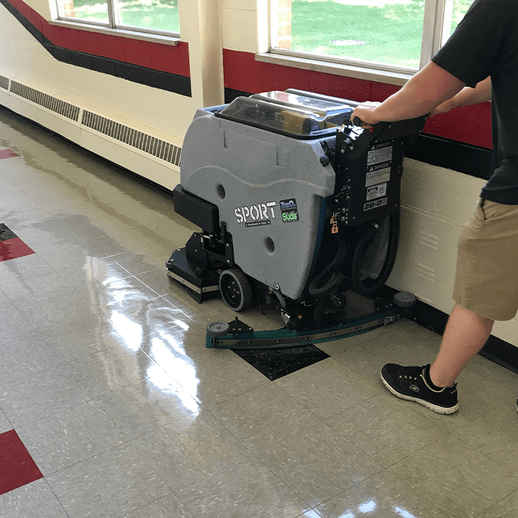 Commercial Handheld Floor Scrubbers - Tomcat Machines