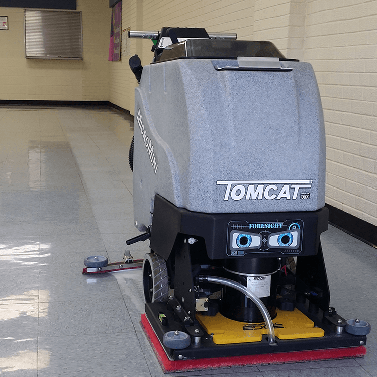 Commercial Handheld Floor Scrubbers - Tomcat Machines